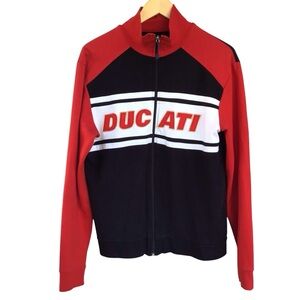 DUCATI Jersey Jacket Zip Up Size Large